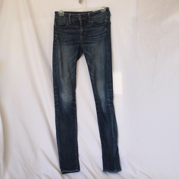 Women's 2 X-long American Eagle Mid-Rise Jeggings - Picture 1 of 8